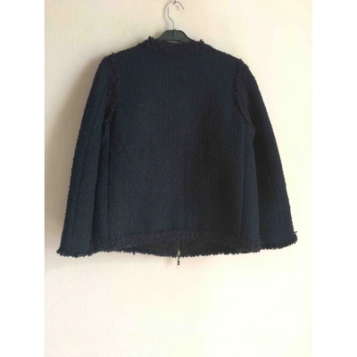 Pre-owned Moncler Navy Wool Jacket