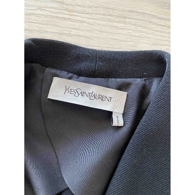 Pre-owned Saint Laurent Wool Jumpsuit In Black