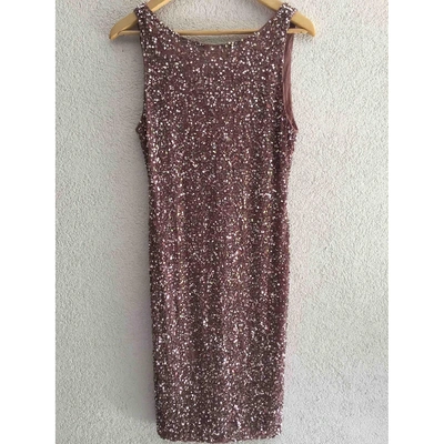 Pre-owned Alice And Olivia Maxi Dress In Brown
