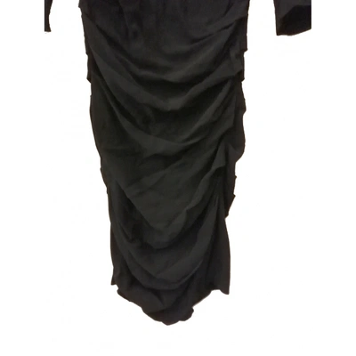 Pre-owned Dolce & Gabbana Mid-length Dress In Black