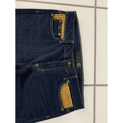 Pre-owned Just Cavalli Straight Jeans In Blue