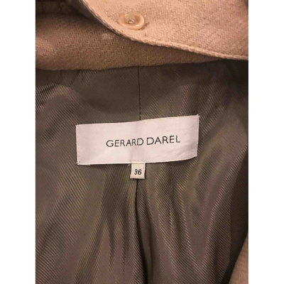 Pre-owned Gerard Darel Camel Wool Coat