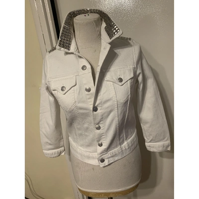 Pre-owned Claudie Pierlot Jacket In White