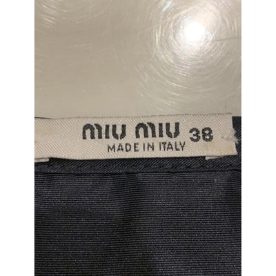 Pre-owned Miu Miu Blue Dress