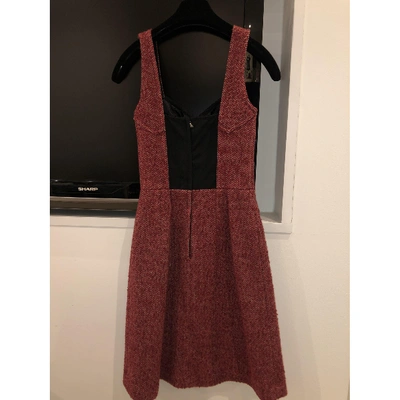 Pre-owned Dolce & Gabbana Wool Mid-length Dress In Red