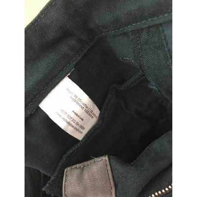Pre-owned Victoria Beckham Straight Jeans In Green
