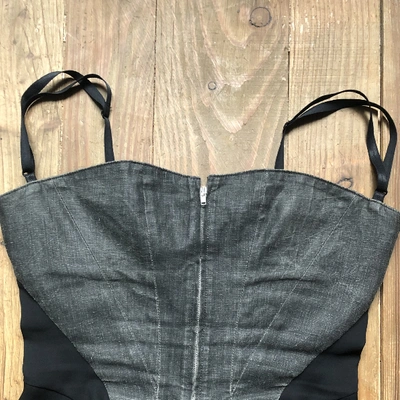 Pre-owned Yohji Yamamoto Linen Corset In Grey