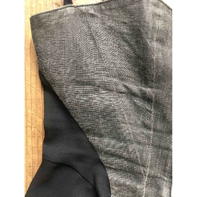 Pre-owned Yohji Yamamoto Linen Corset In Grey
