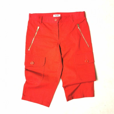 Pre-owned Moschino Cheap And Chic Short Pants In Red