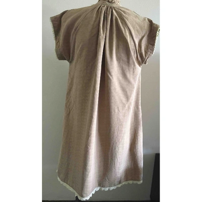 Pre-owned Lee Mathews Silk Mid-length Dress In Other