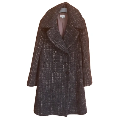 Pre-owned Hoss Intropia Brown Wool Coat