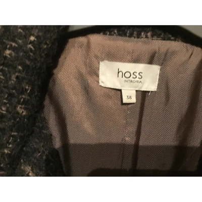 Pre-owned Hoss Intropia Brown Wool Coat