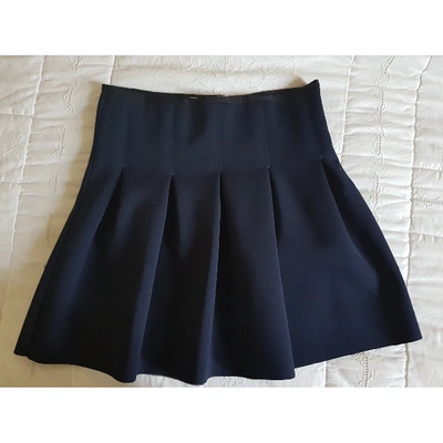 Pre-owned Alexander Wang T Mini Skirt In Blue