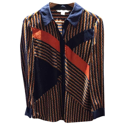 Pre-owned Diane Von Furstenberg Silk Shirt In Multicolour