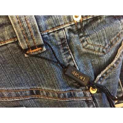 Pre-owned Versace Large Jeans In Blue