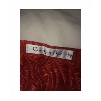 Pre-owned Dior Mid-length Skirt In Red