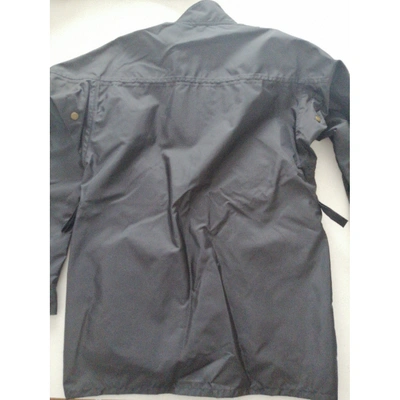 Pre-owned Belstaff Black Trench Coat