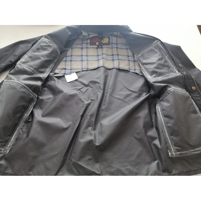 Pre-owned Belstaff Black Trench Coat