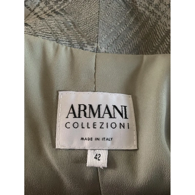 Pre-owned Armani Collezioni Grey Jacket