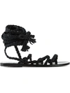 ANCIENT GREEK SANDALS 'Kariatida' sandals,LEATHER100%