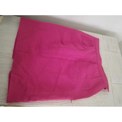 Pre-owned Saint Laurent Mini Skirt In Pink