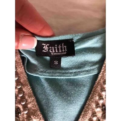 Pre-owned Faith Connexion Mid-length Dress In Blue