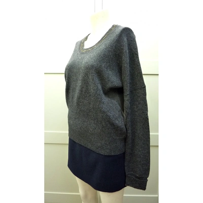 Pre-owned Chloé Wool Jumper In Grey