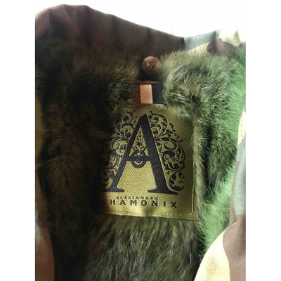 Pre-owned Alessandra Chamonix Green Fur Jacket