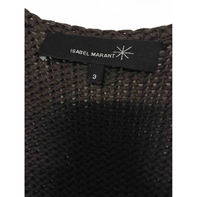 Pre-owned Isabel Marant Silk Short Vest In Brown