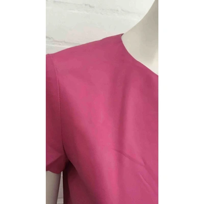Pre-owned Ralph Lauren Leather Blouse In Pink