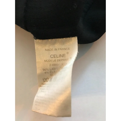 Pre-owned Celine Black Wool Dress