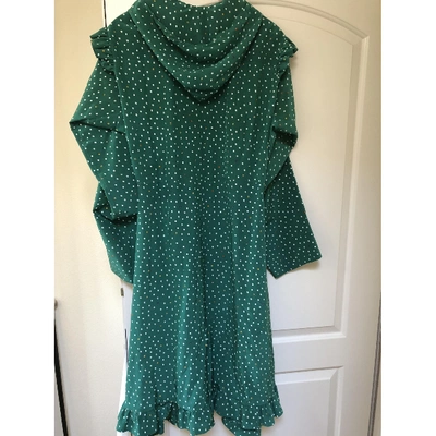 Pre-owned Vetements Green Silk Dress