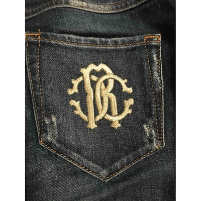 Pre-owned Roberto Cavalli Straight Jeans In Blue