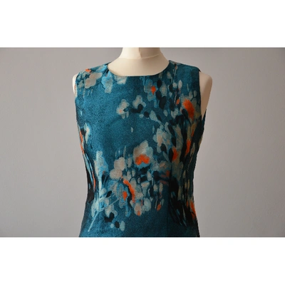 Pre-owned Philosophy Di Alberta Ferretti Mid-length Dress In Turquoise