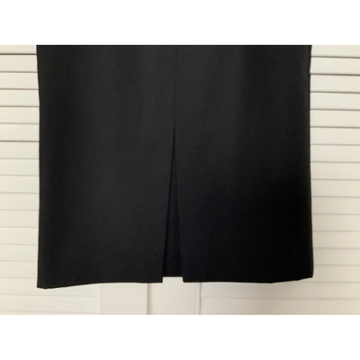 Pre-owned Givenchy Black Wool Skirt