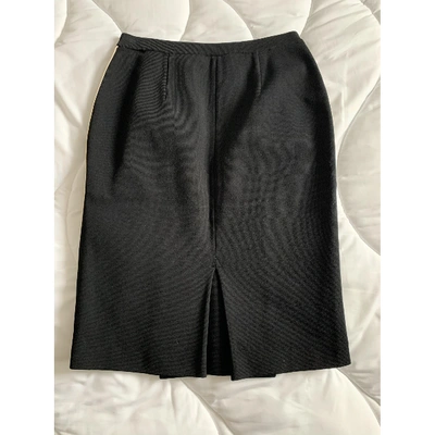 Pre-owned Ferragamo Black Skirt