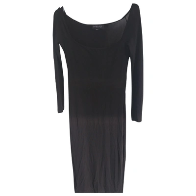 Pre-owned Patrizia Pepe Maxi Dress In Black