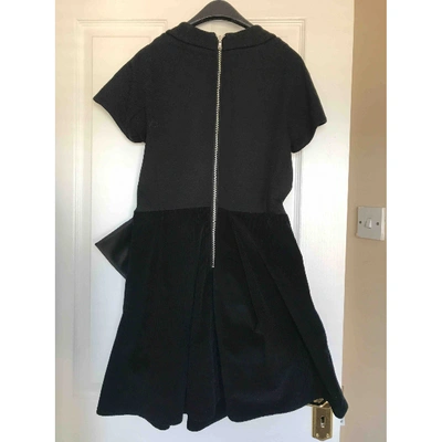 Pre-owned Marc By Marc Jacobs Wool Mid-length Dress In Black