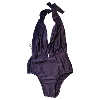 Pre-owned Lenny Niemeyer One-piece Swimsuit In Purple