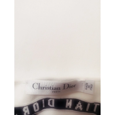 Pre-owned Dior White  Top