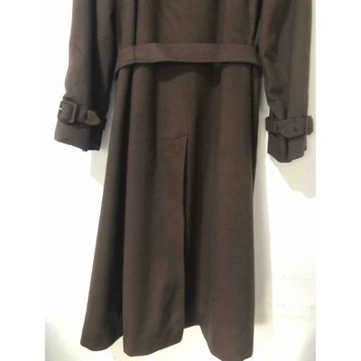 Pre-owned Harrods Brown Cashmere Coats