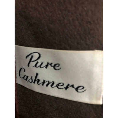 Pre-owned Harrods Brown Cashmere Coats