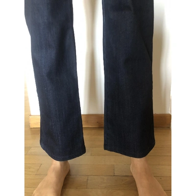 Pre-owned Miu Miu Blue Denim - Jeans Jeans