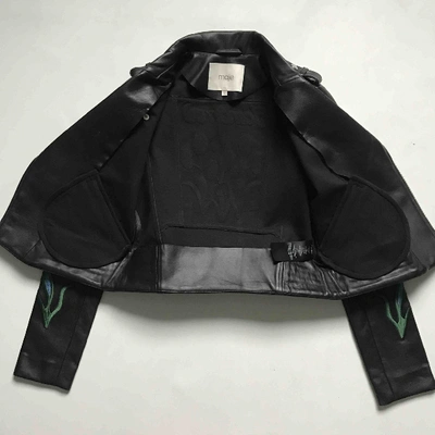 Pre-owned Maje Fall Winter 2019 Black Leather Leather Jacket