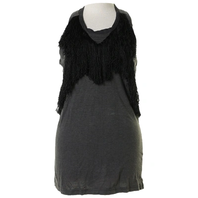 Pre-owned Isabel Marant Étoile Mini Dress In Grey