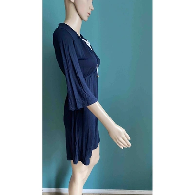Pre-owned Heidi Klein Mini Dress In Blue