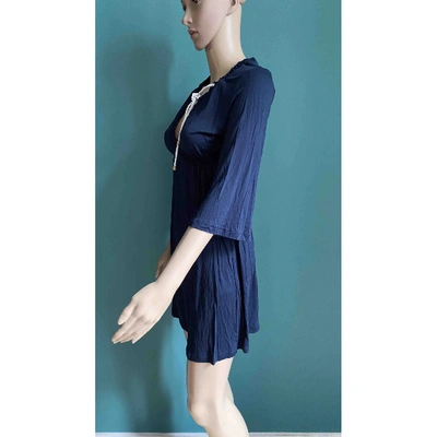 Pre-owned Heidi Klein Mini Dress In Blue