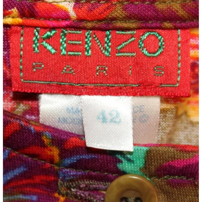 Pre-owned Kenzo Red Cotton Top