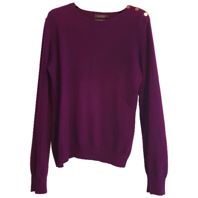 Pre-owned Lauren Ralph Lauren Cashmere Jumper In Purple