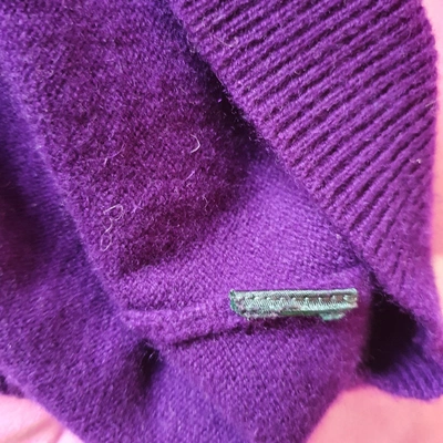 Pre-owned Lauren Ralph Lauren Cashmere Jumper In Purple